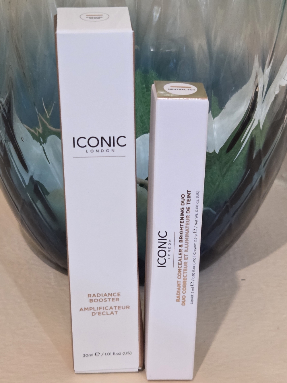 ICONIC London Radiance Booster Caramel Glow & Sculpting Duo Neutral Tan Bundle